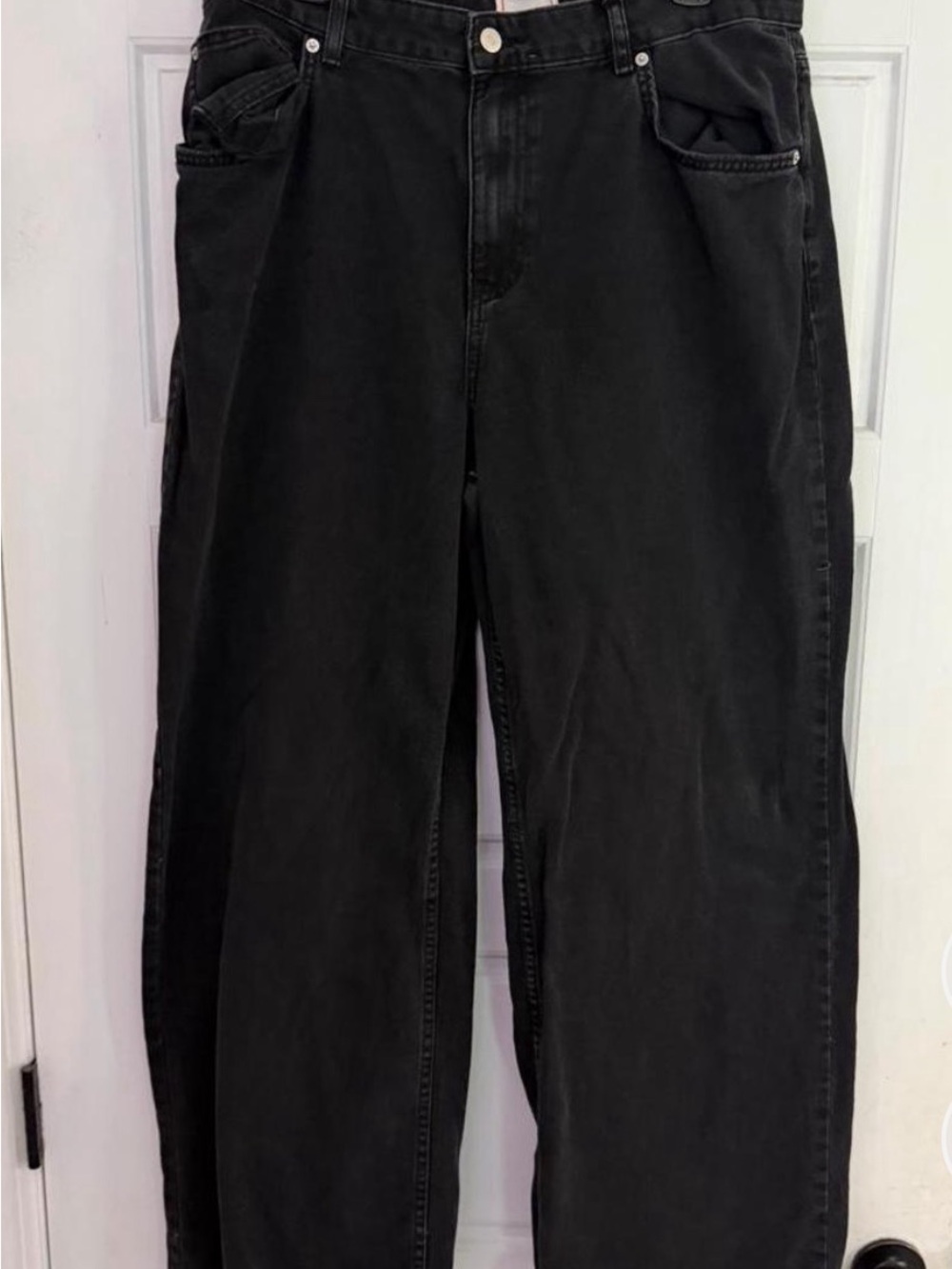 BDG Straight Leg High-Waist Black Jeans